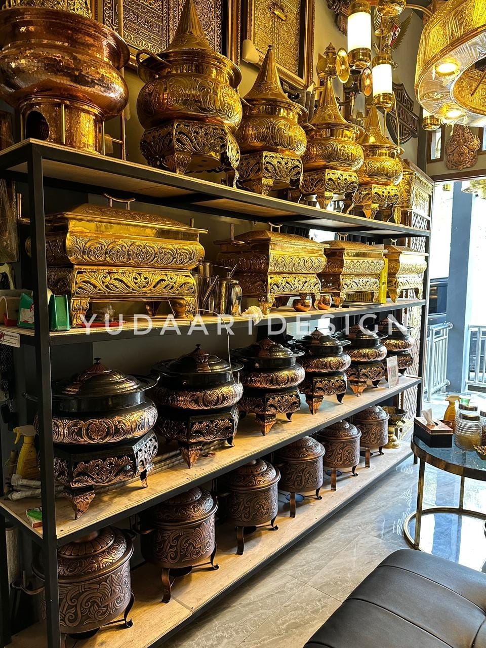 Pemanas Makanan Tembaga Custom: Elegan, Hangat Merata, dan Berbagai Model Penyajian Mewah
