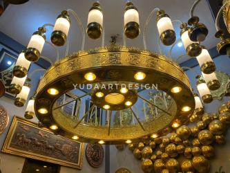 Lampu Gantung Masjid Kuningan 2.5 Meter