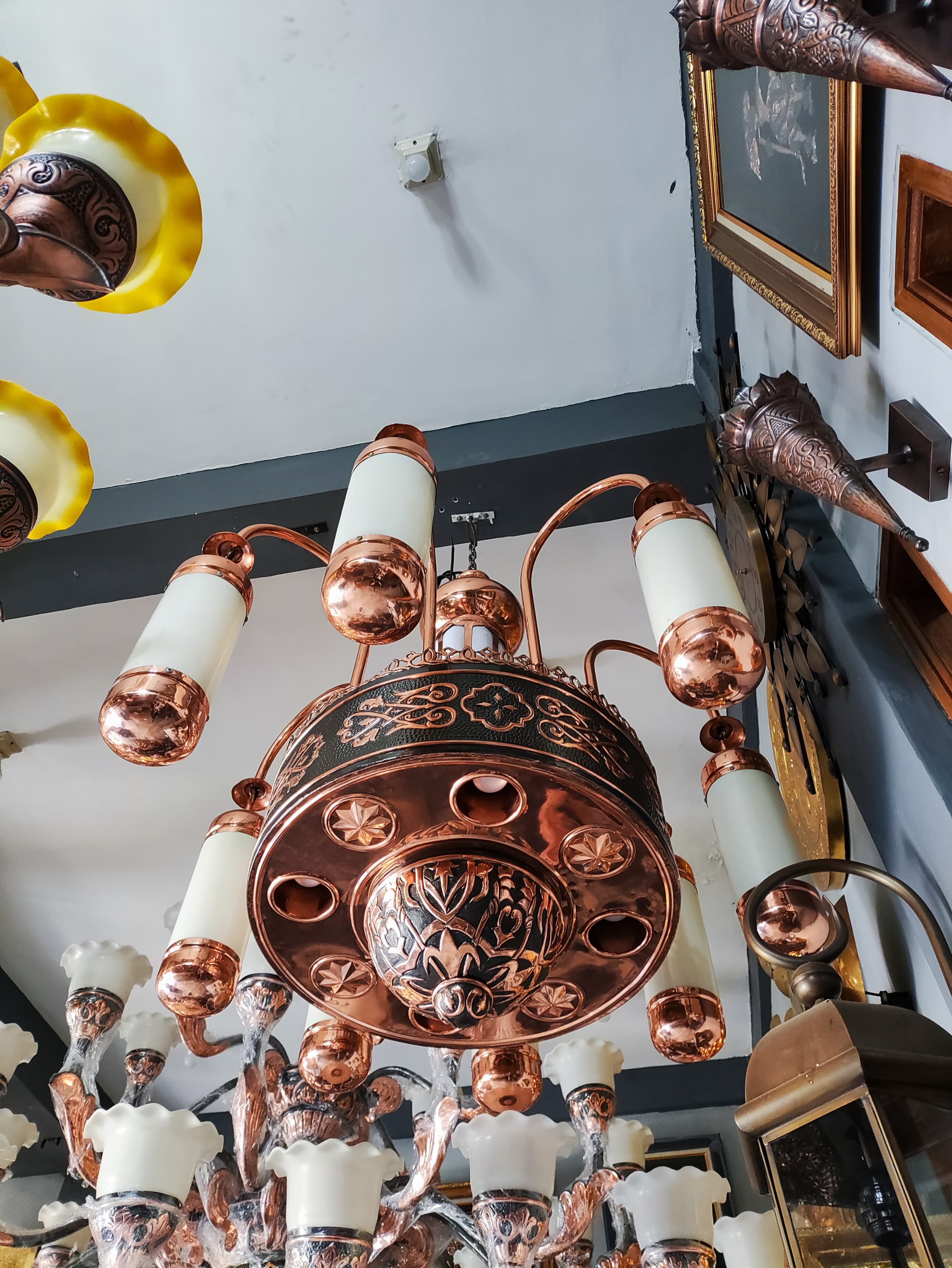 Lampu Gantung Nabawi Tembaga Handmade Bekasi