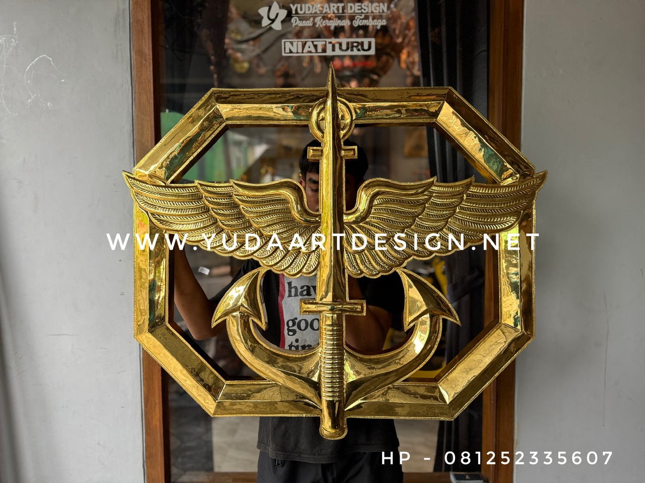 Logo Kopasus TNI bahan Kuningan 