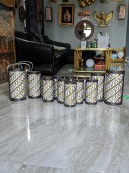 Lampu Dinding Kuningan Model Batik