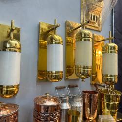 Lampu Tempel Tembaga Kuningan 
