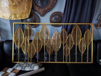 Wall Decor Daun Kuningan